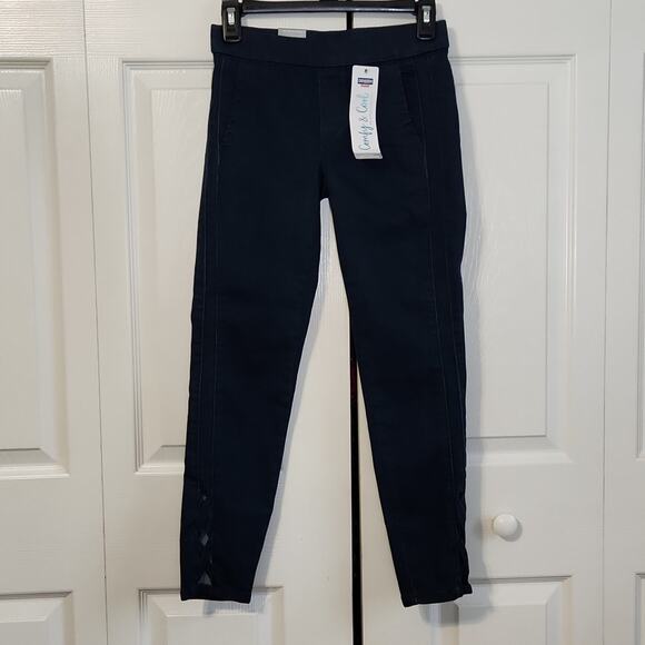 Denizen From Levi's Navy Blue Low-Rise Ankle Jegging Size XS Pull On Pockets - Picture 1 of 13